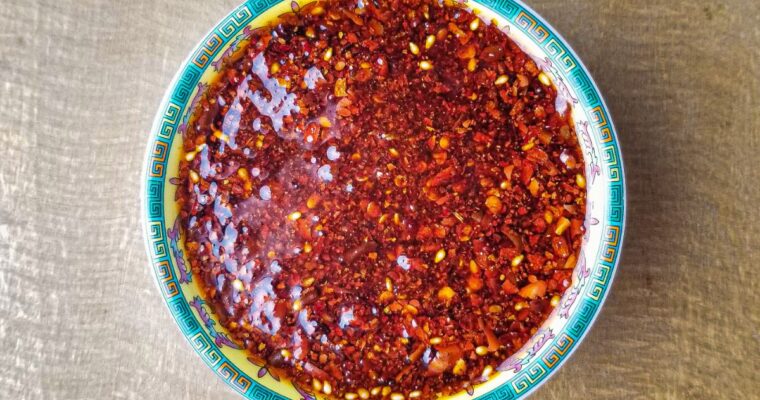 Sichuan-style chili oil