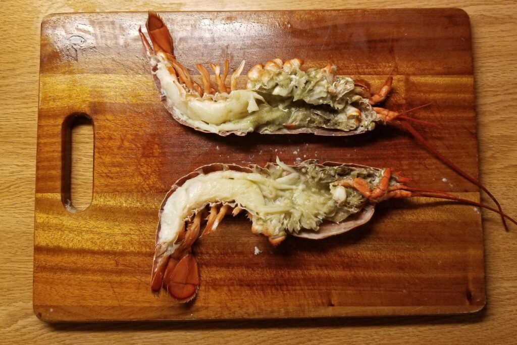 Lobster halves