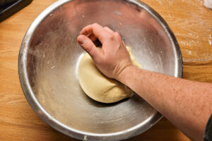 Knead the dough