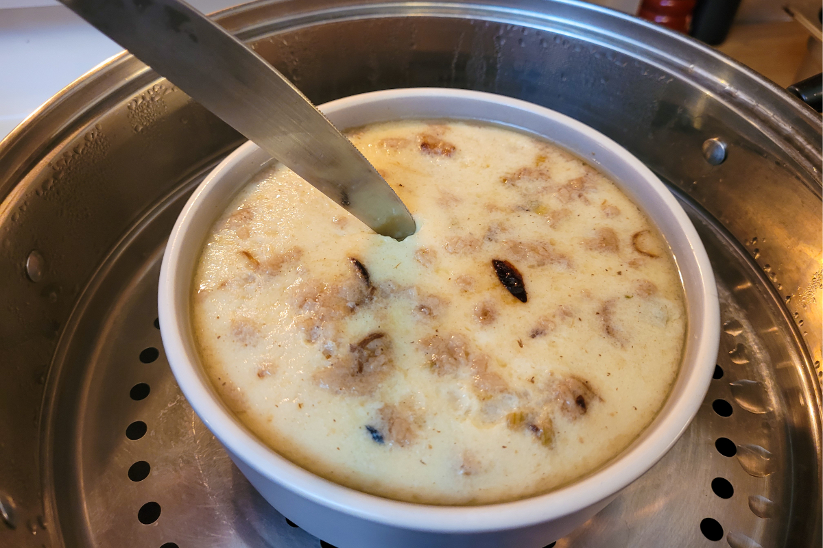 Steamed Egg with Minced Pork (肉末蒸蛋) - Cooking in Chinglish