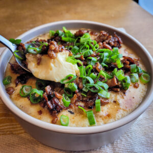 Chinese-Style Steamed Eggs with Minced Pork and Shallot