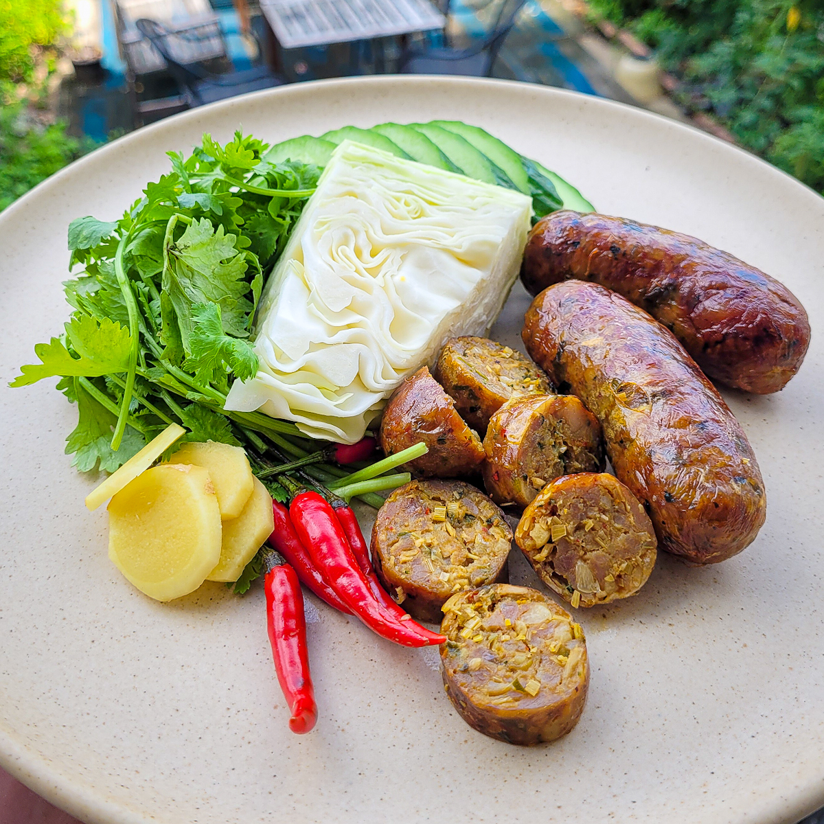 Sai Ua – Northern Thai Sausage – ไส้อั่ว
